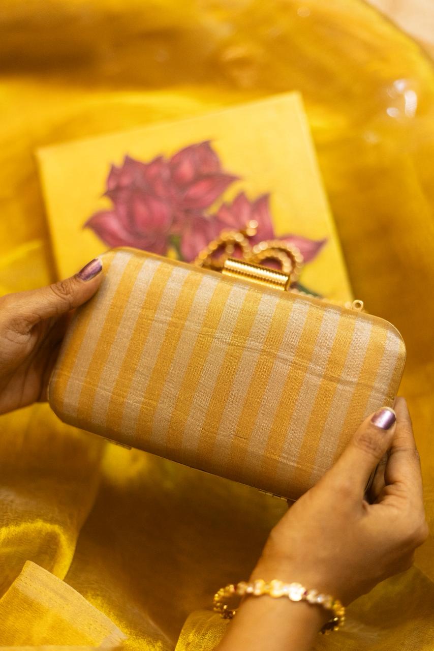 golden stripes with grey