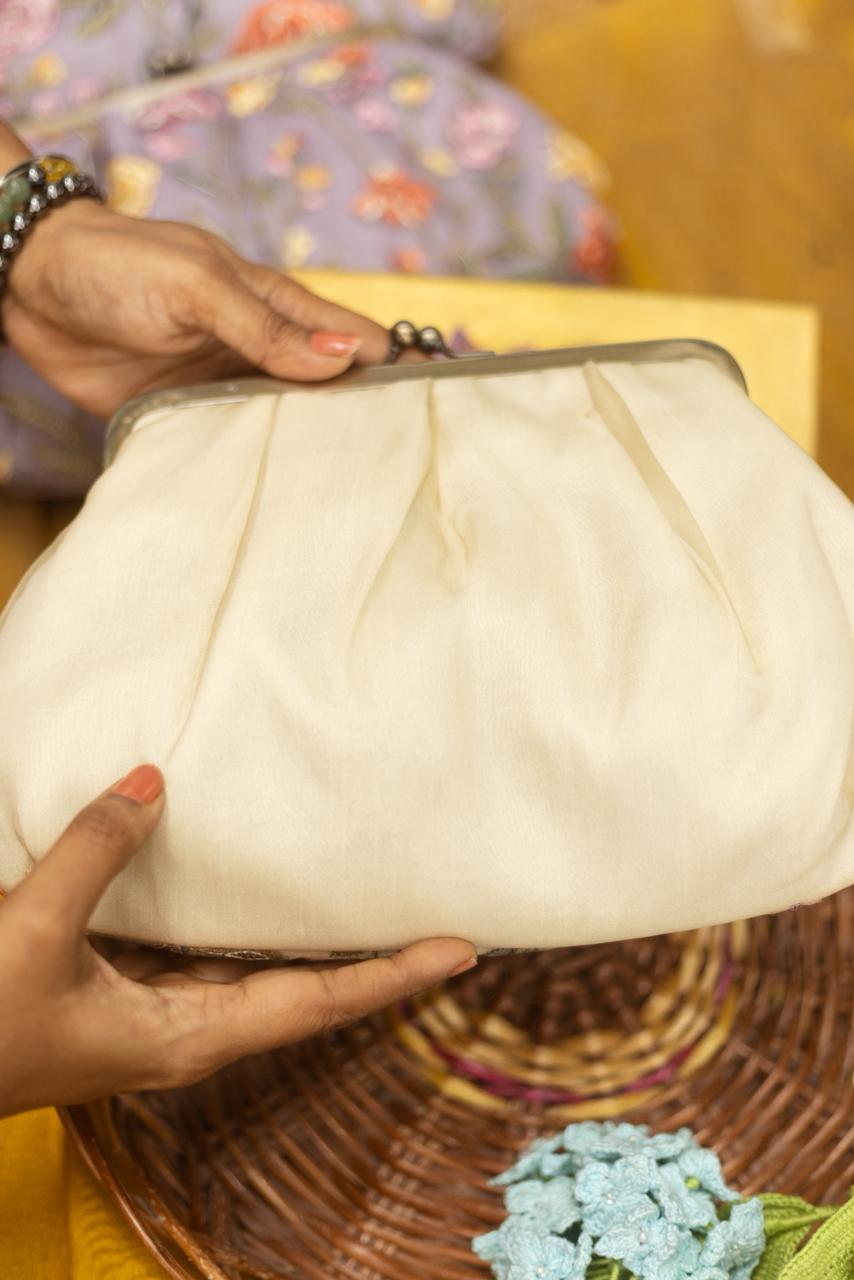 Beige parsigara inspire embroidery