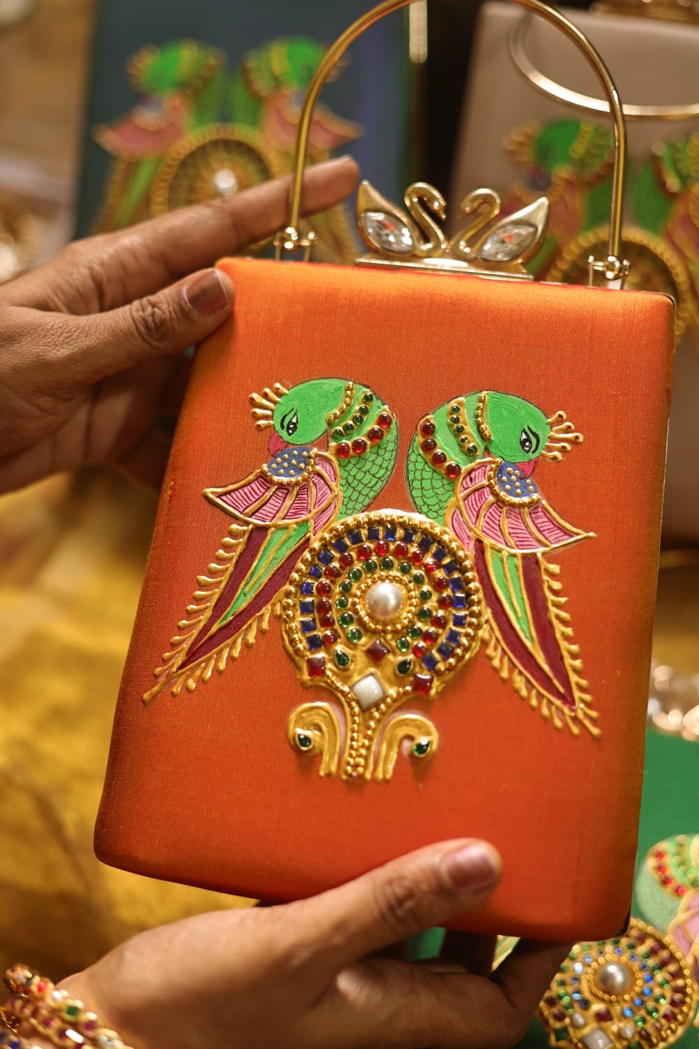 Meenakari Orange