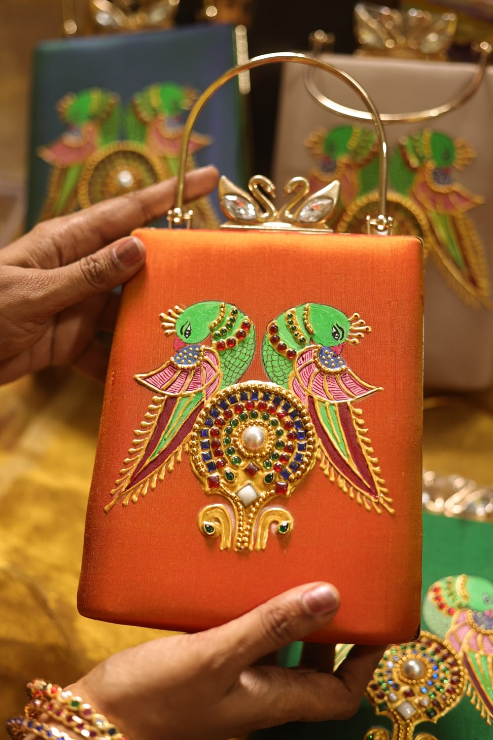 Meenakari Orange