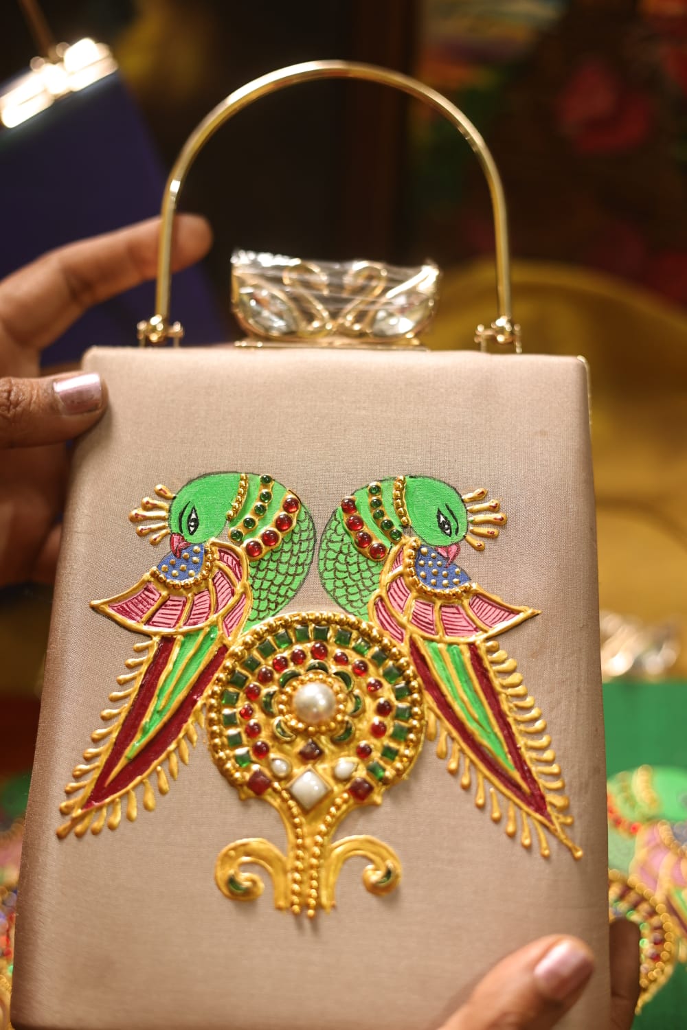 Meenakari beige