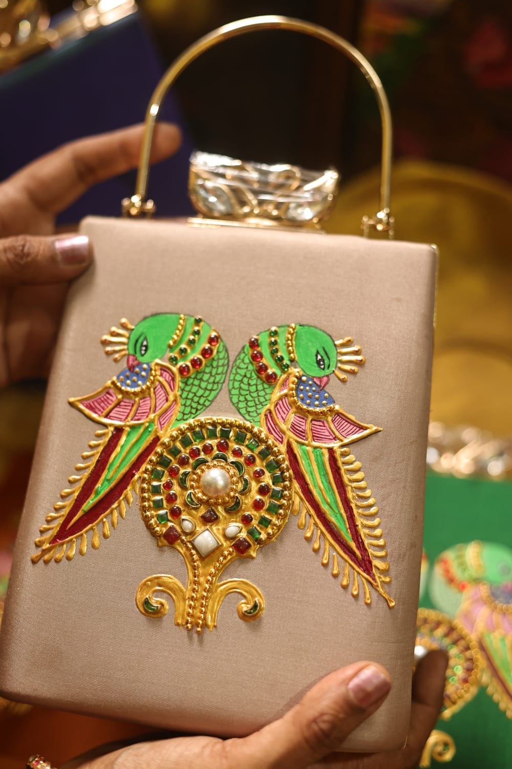 Meenakari beige