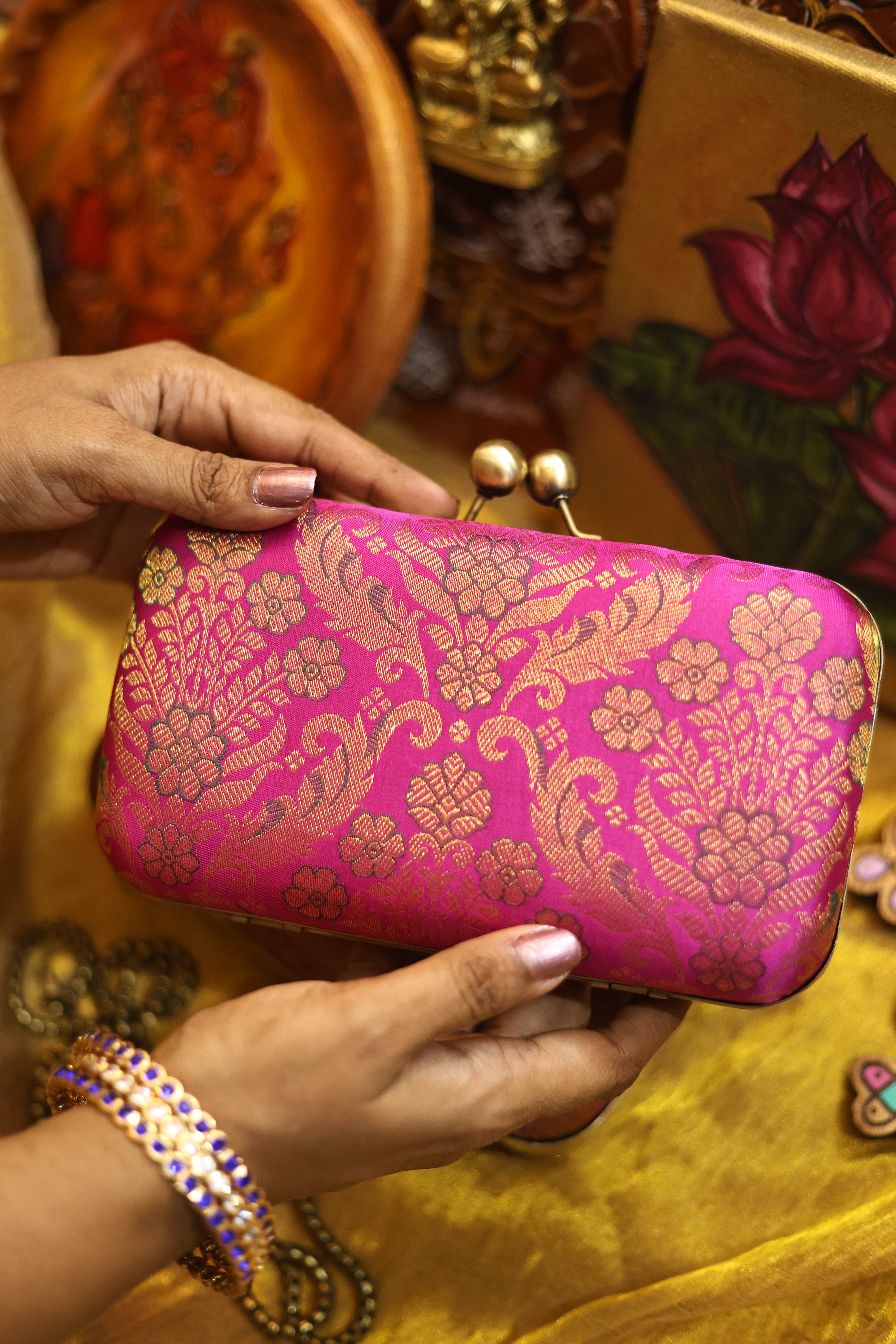 Royal pink paisley