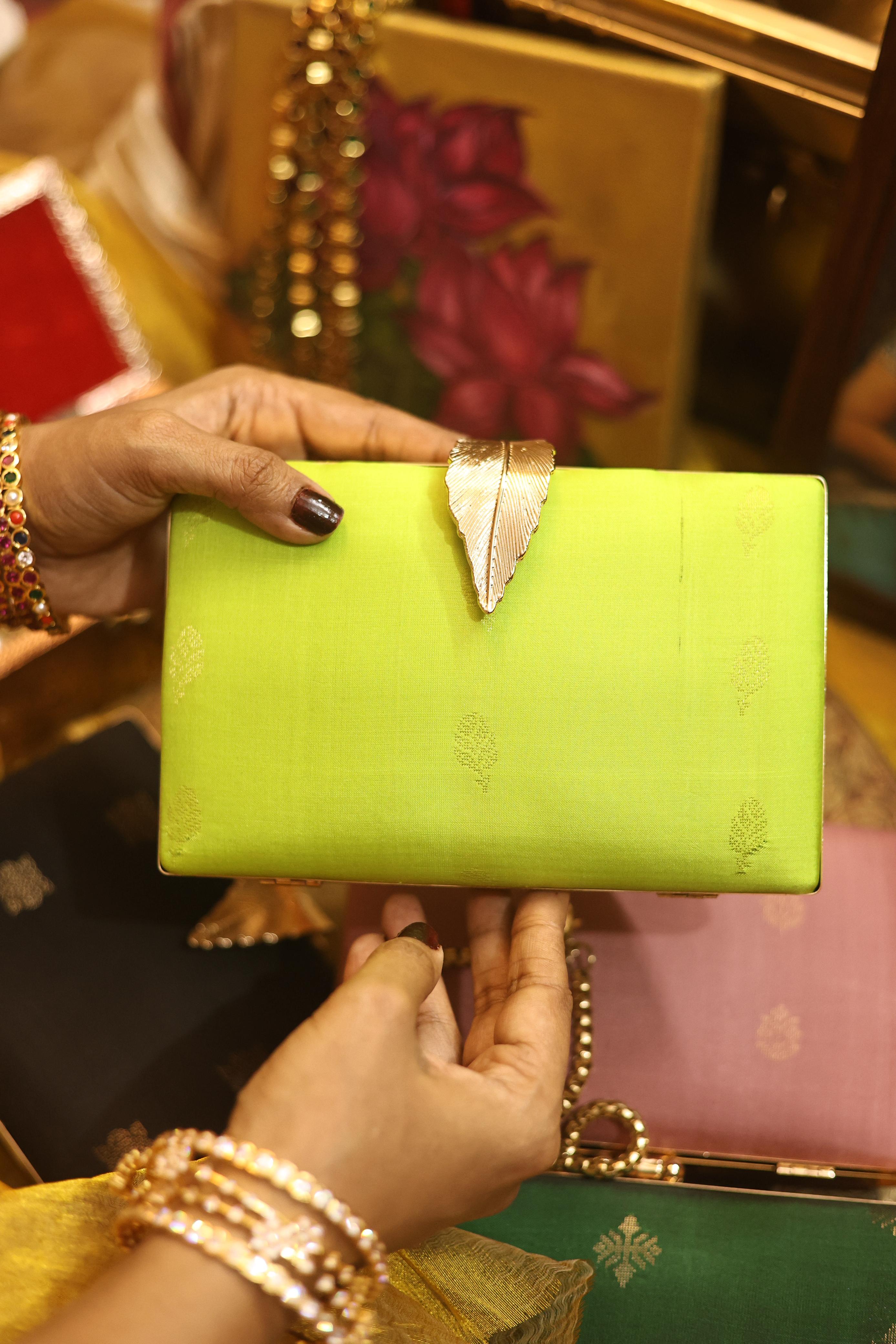 Neon green feather🪶