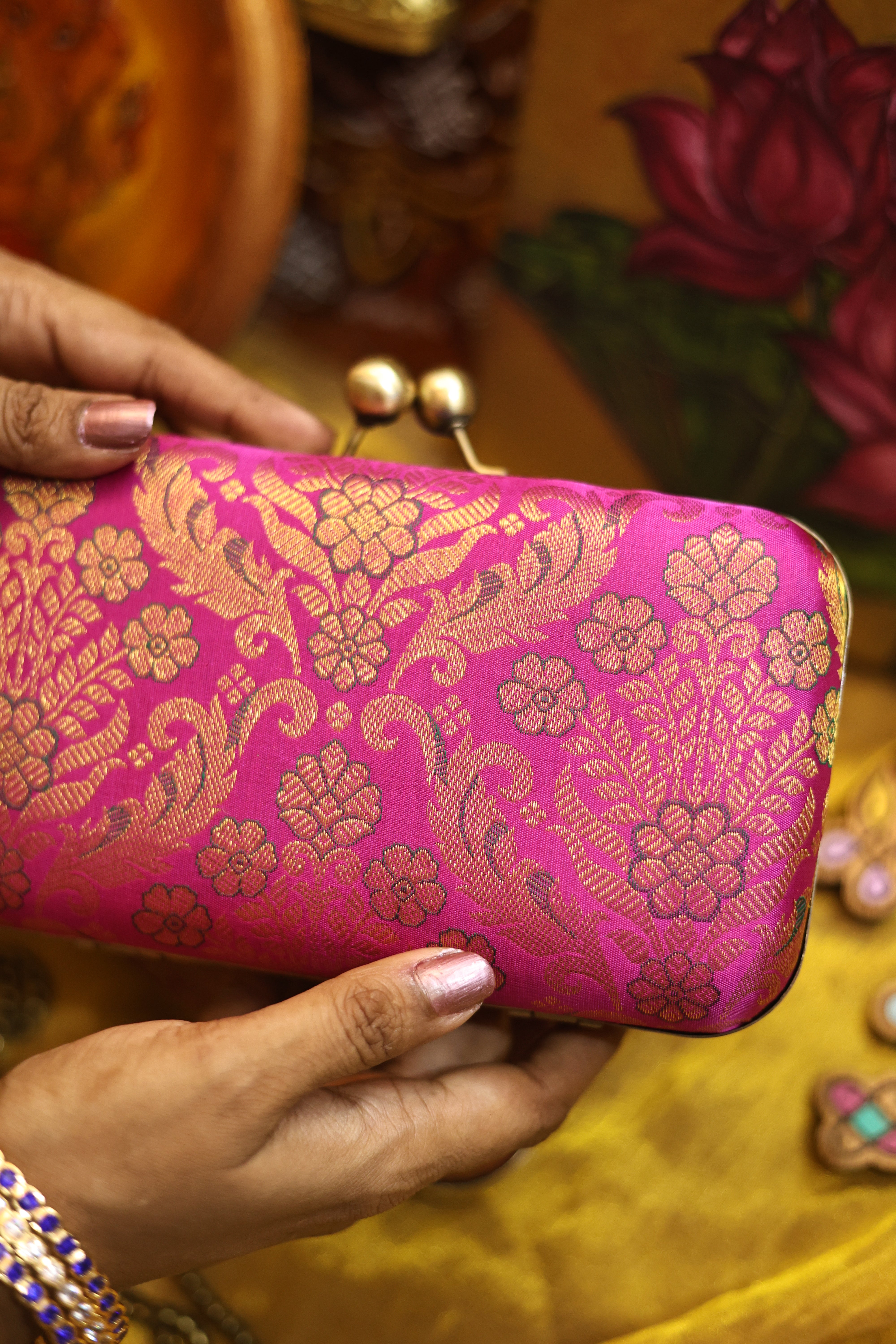 Royal pink paisley