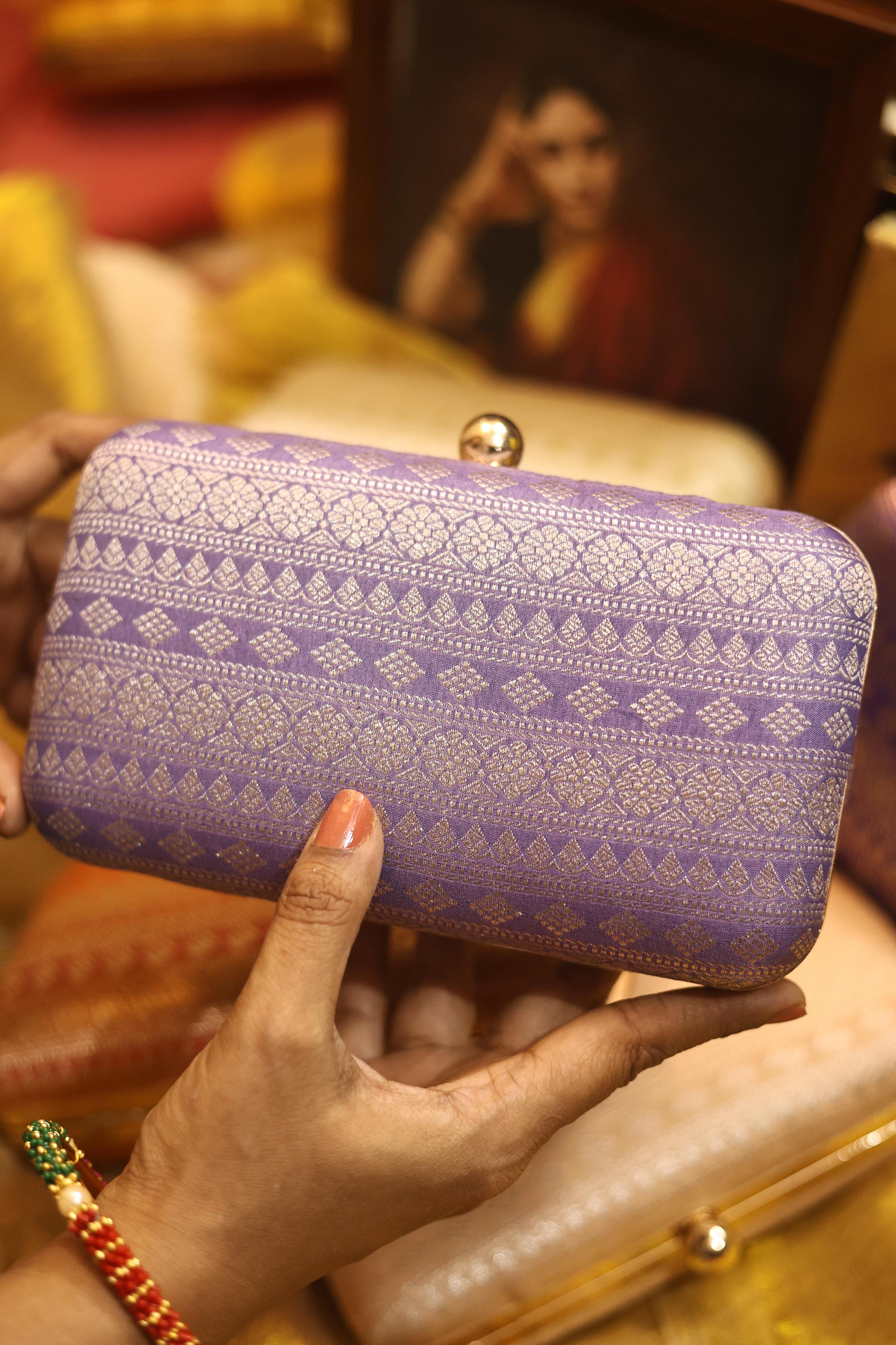 Lilac brocade