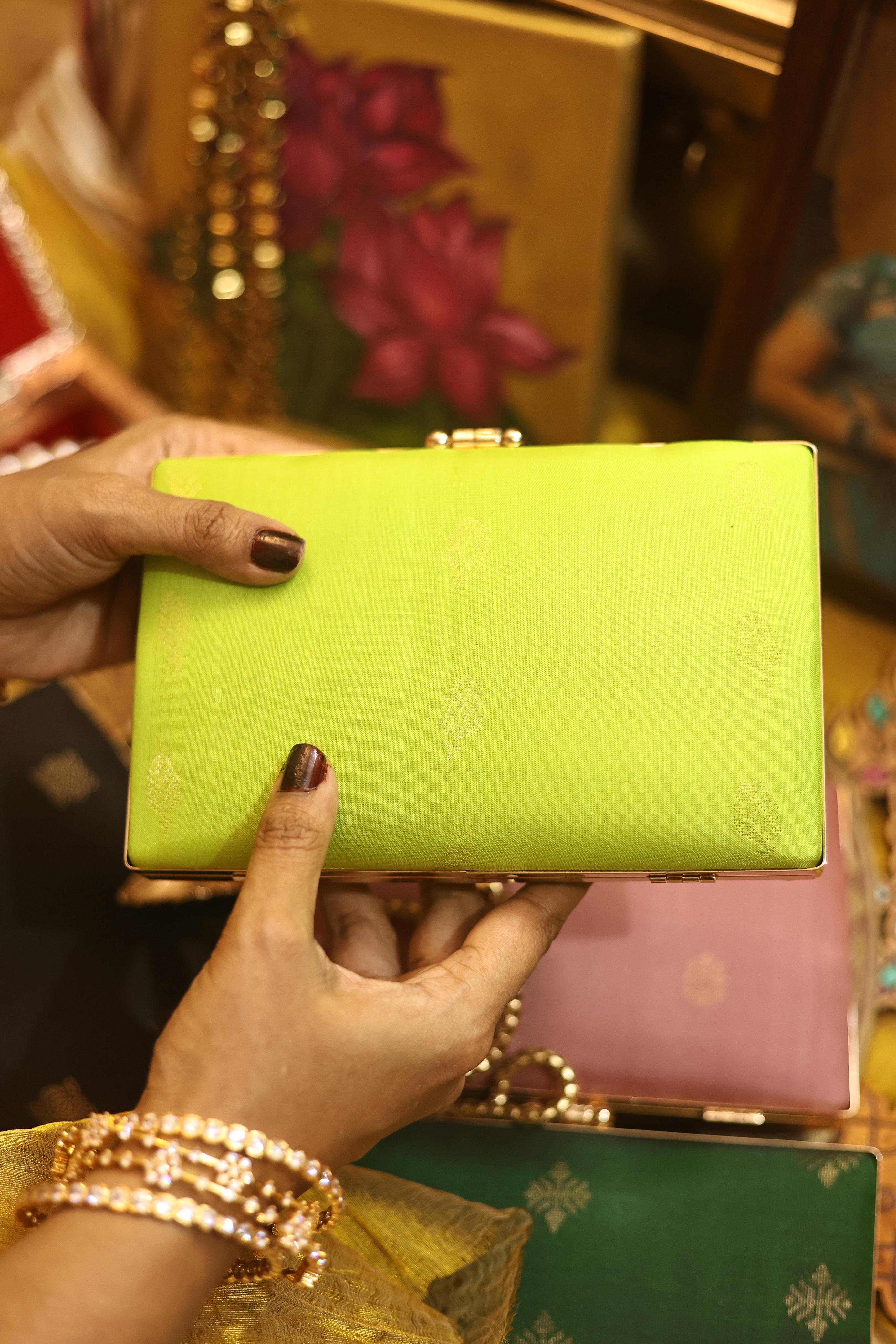 Neon green feather🪶