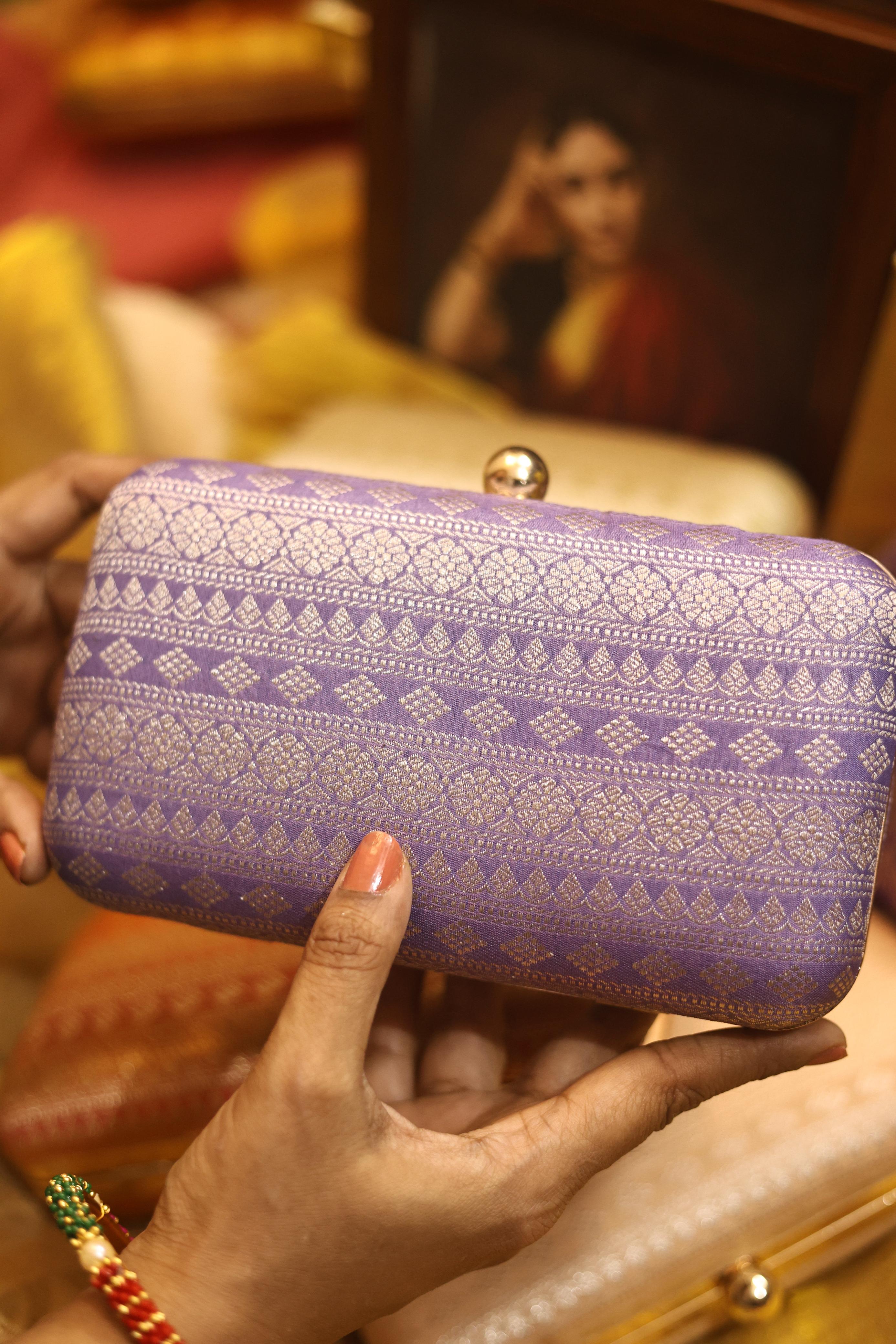 Lilac brocade