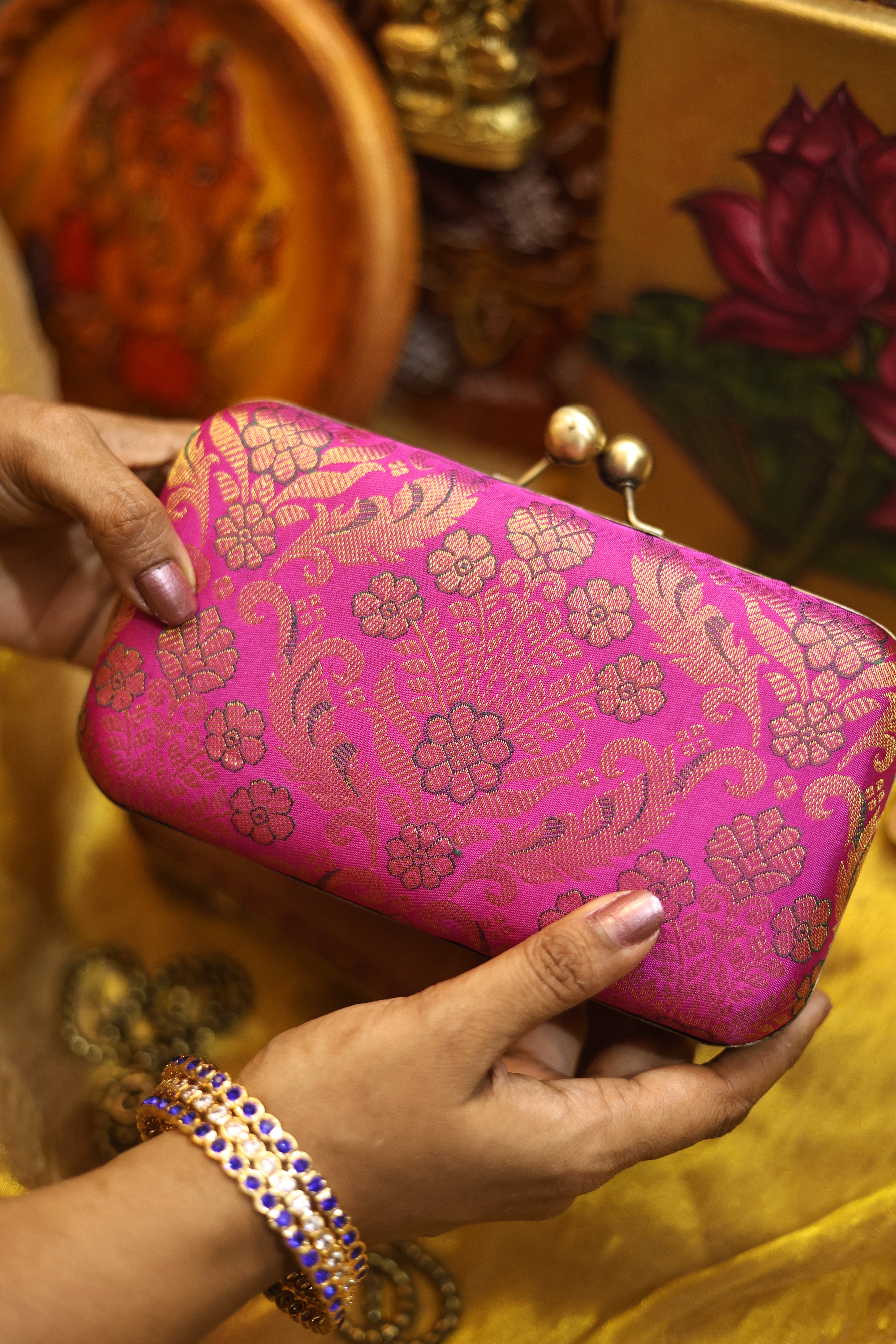 Royal pink paisley