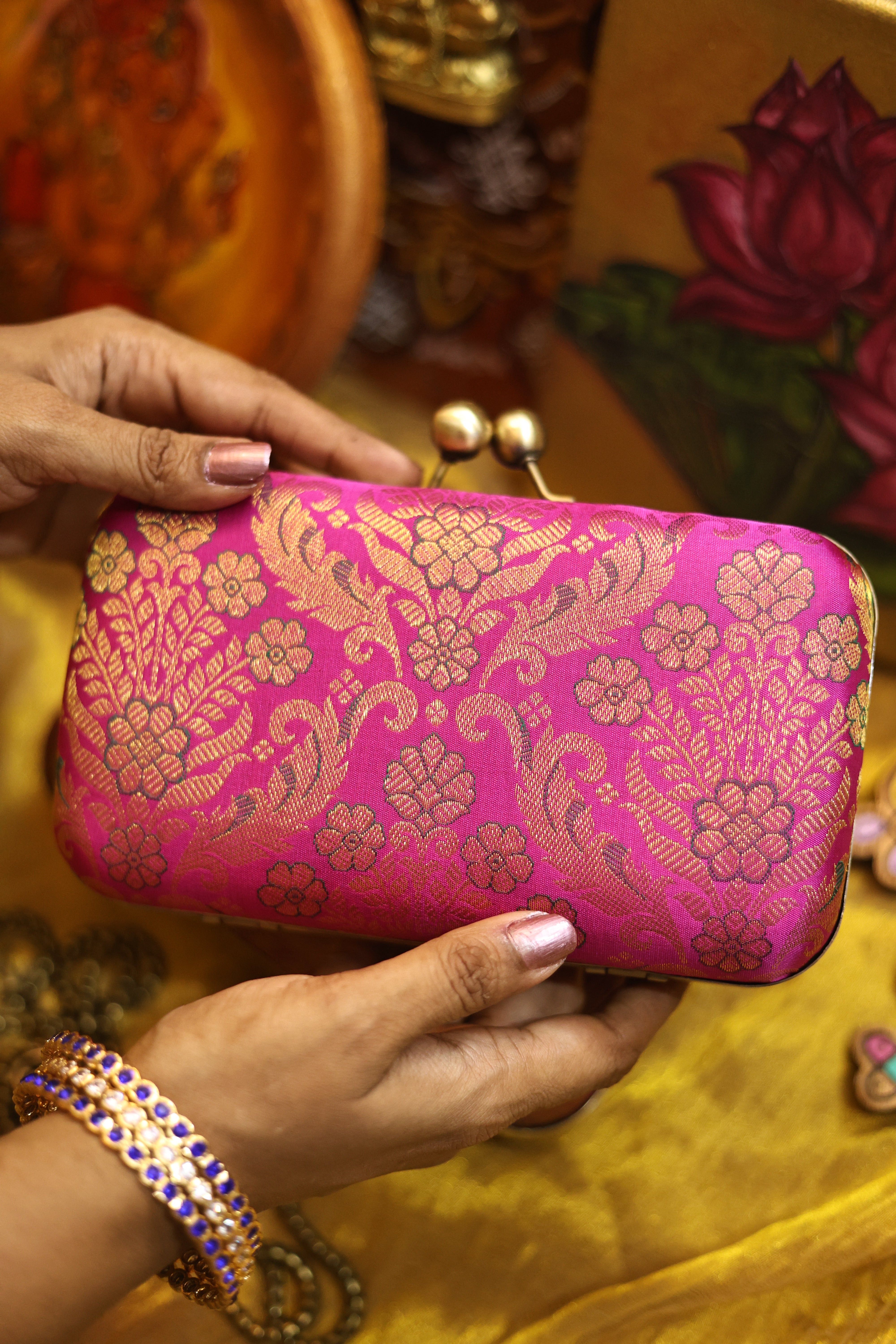 Royal pink paisley