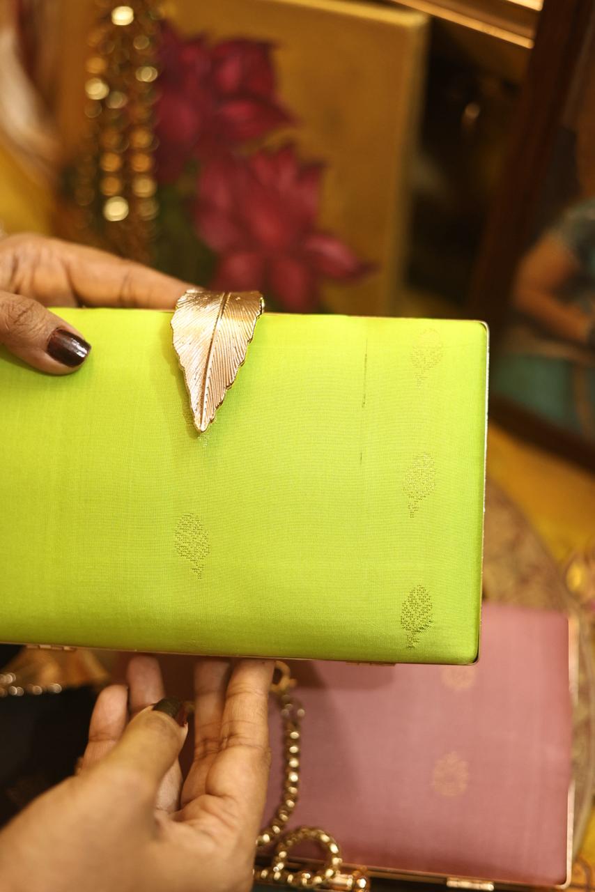 Neon green feather🪶